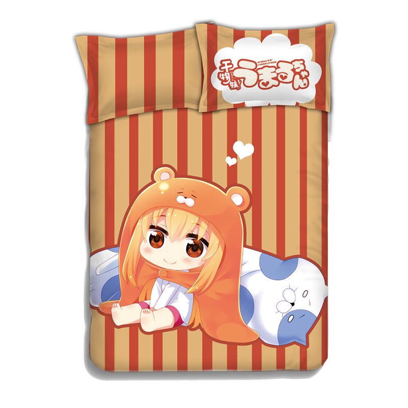 Umaru Doma - Himouto Umaru Chan Anime Bedding Sets,Bed Blanket & Duvet Cover,Bed Sheet with Pillow Covers